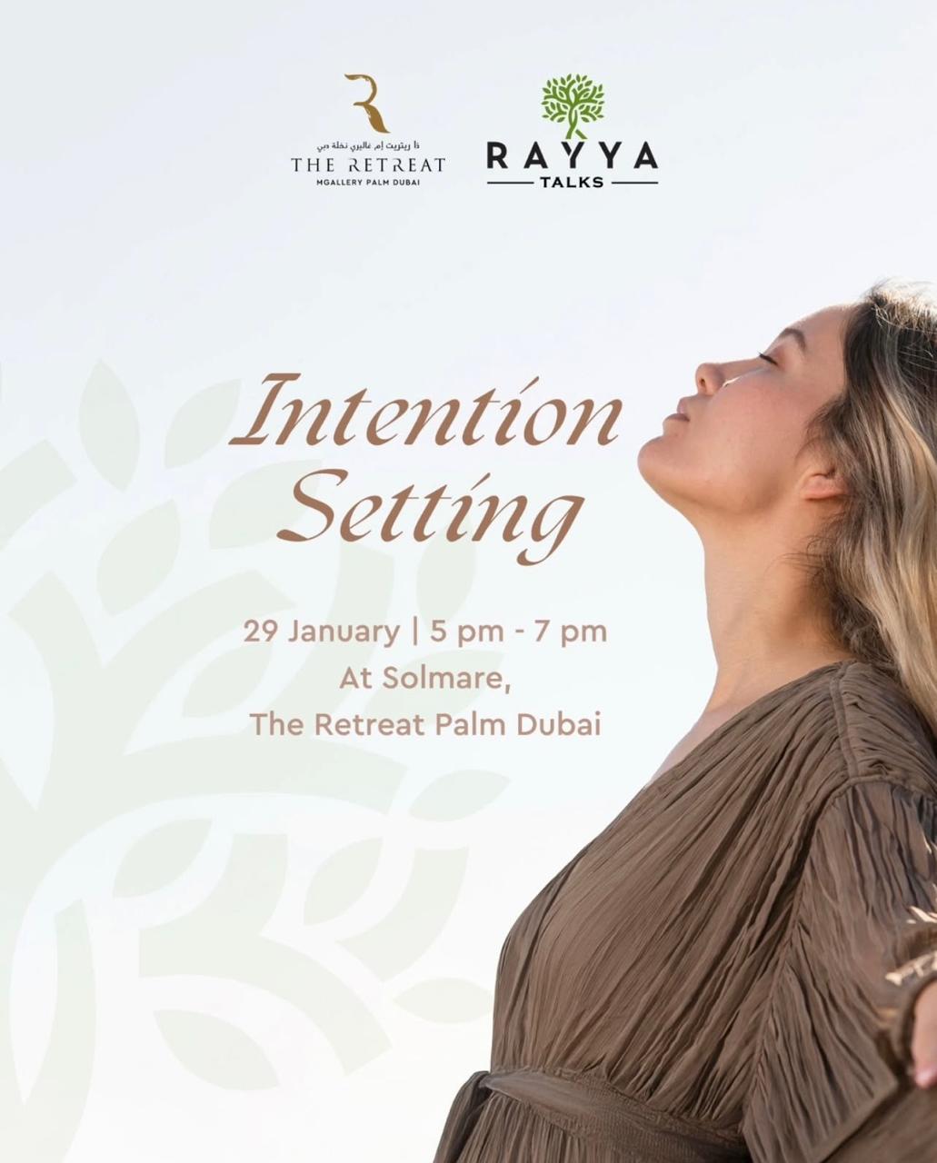 Rayya Wellness Introduces Rayya Talks: First Edition Brings Together Leading Voices for an Evening on Intention Setting